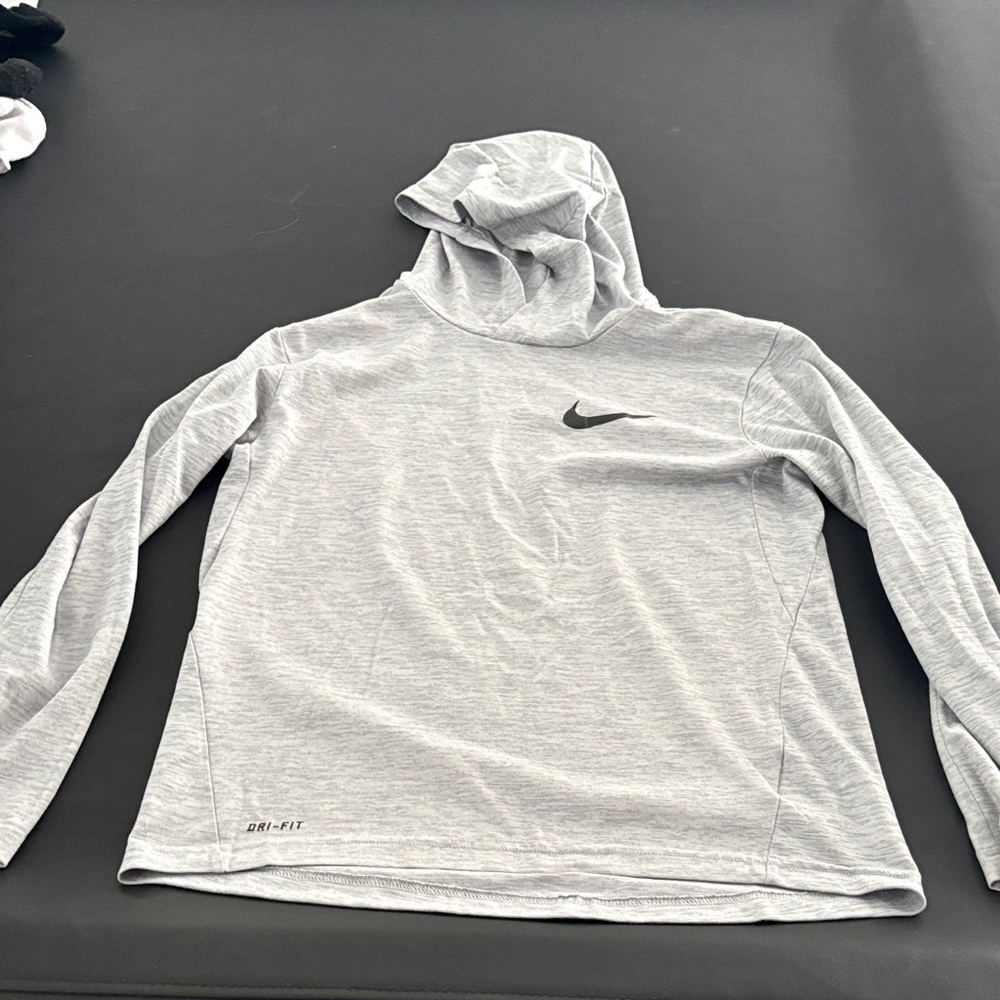 Nike Light Gray Performance Hoodie